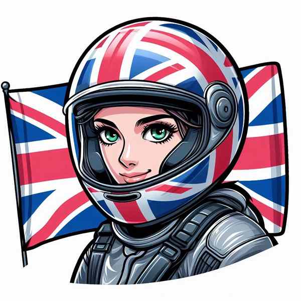 female motorcyclist
