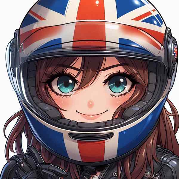 female motorcyclist