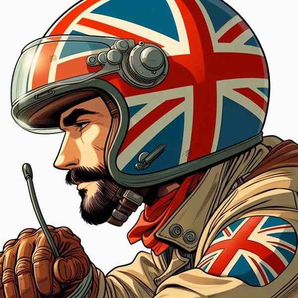 Male motorcyclist