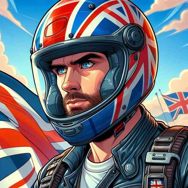 Male motorcyclist