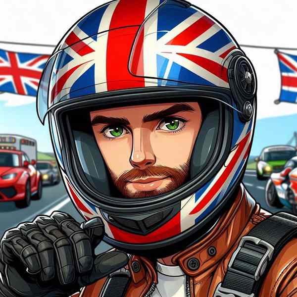 Male motorcyclist