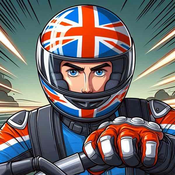 Male motorcyclist