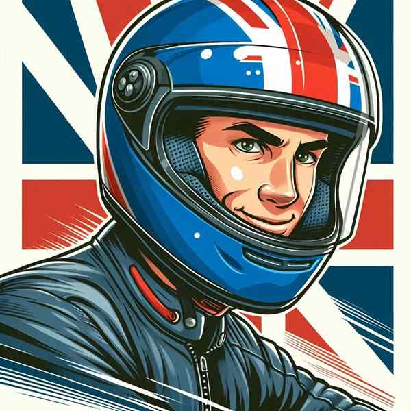 Male motorcyclist