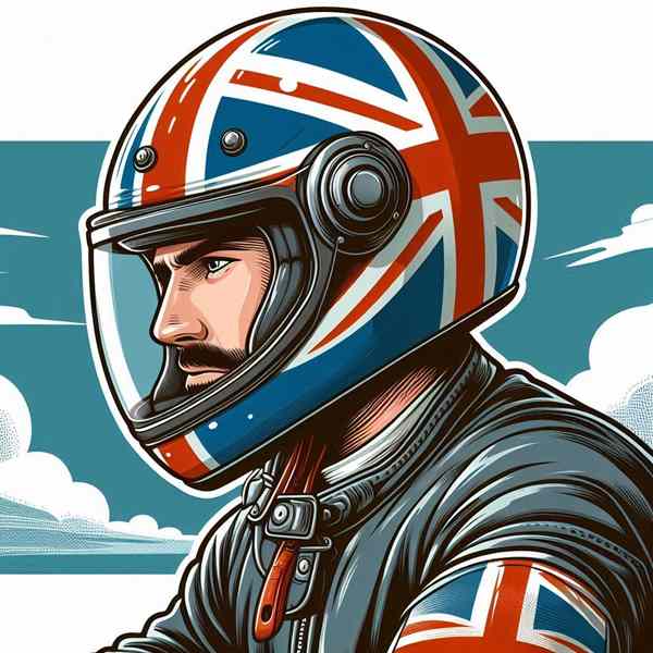 Male motorcyclist