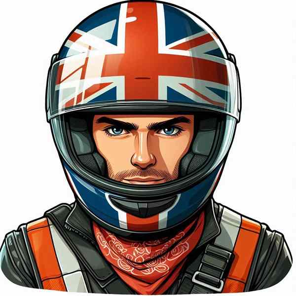 Male motorcyclist