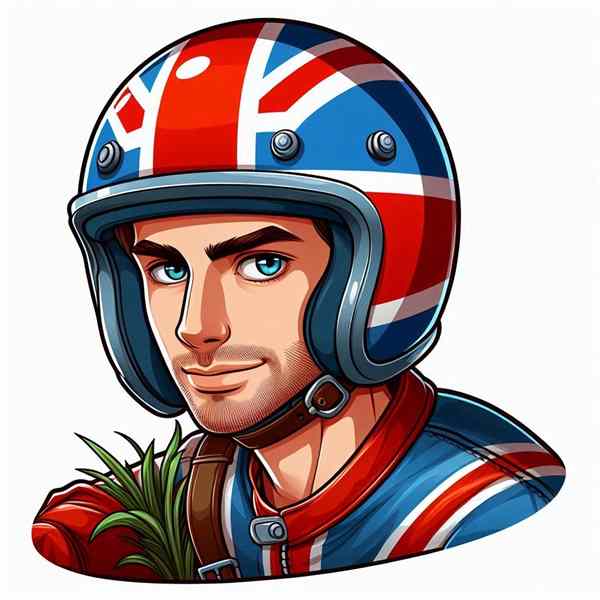 Male motorcyclist