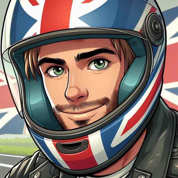 Male motorcyclist