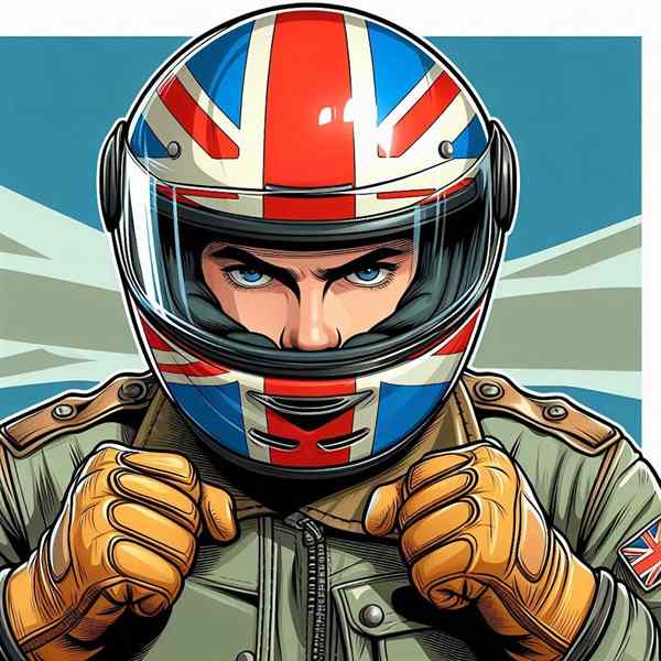 Male motorcyclist