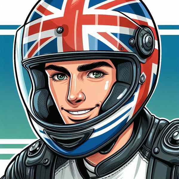 Male motorcyclist