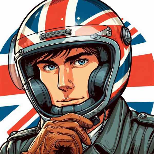 Male motorcyclist