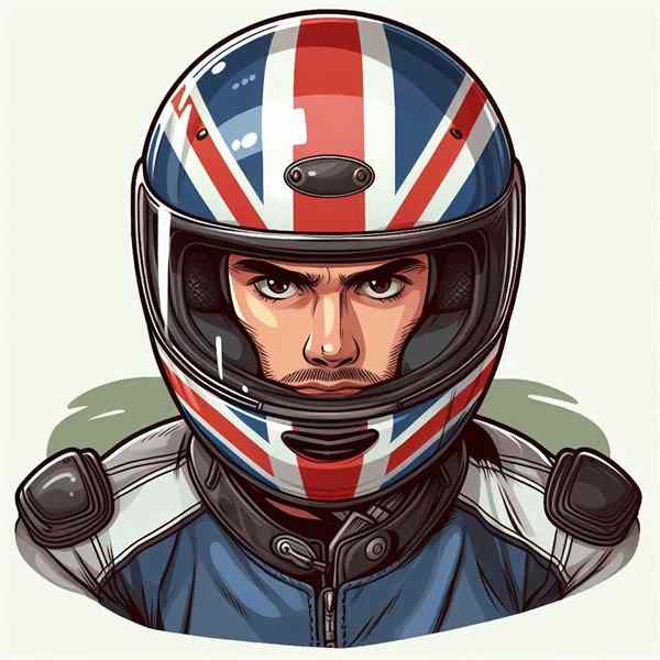 Male motorcyclist