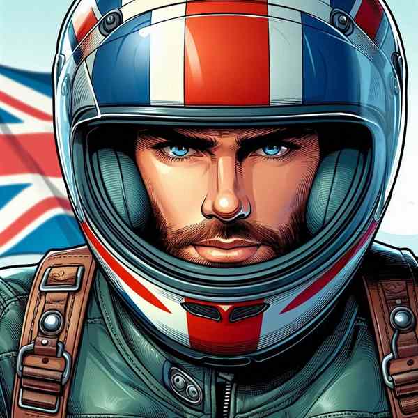 Male motorcyclist